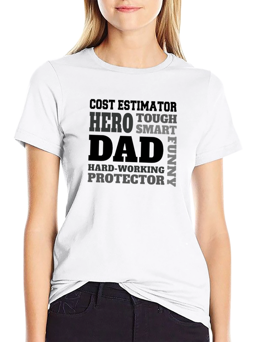 Dad Hero Black T-Shirt