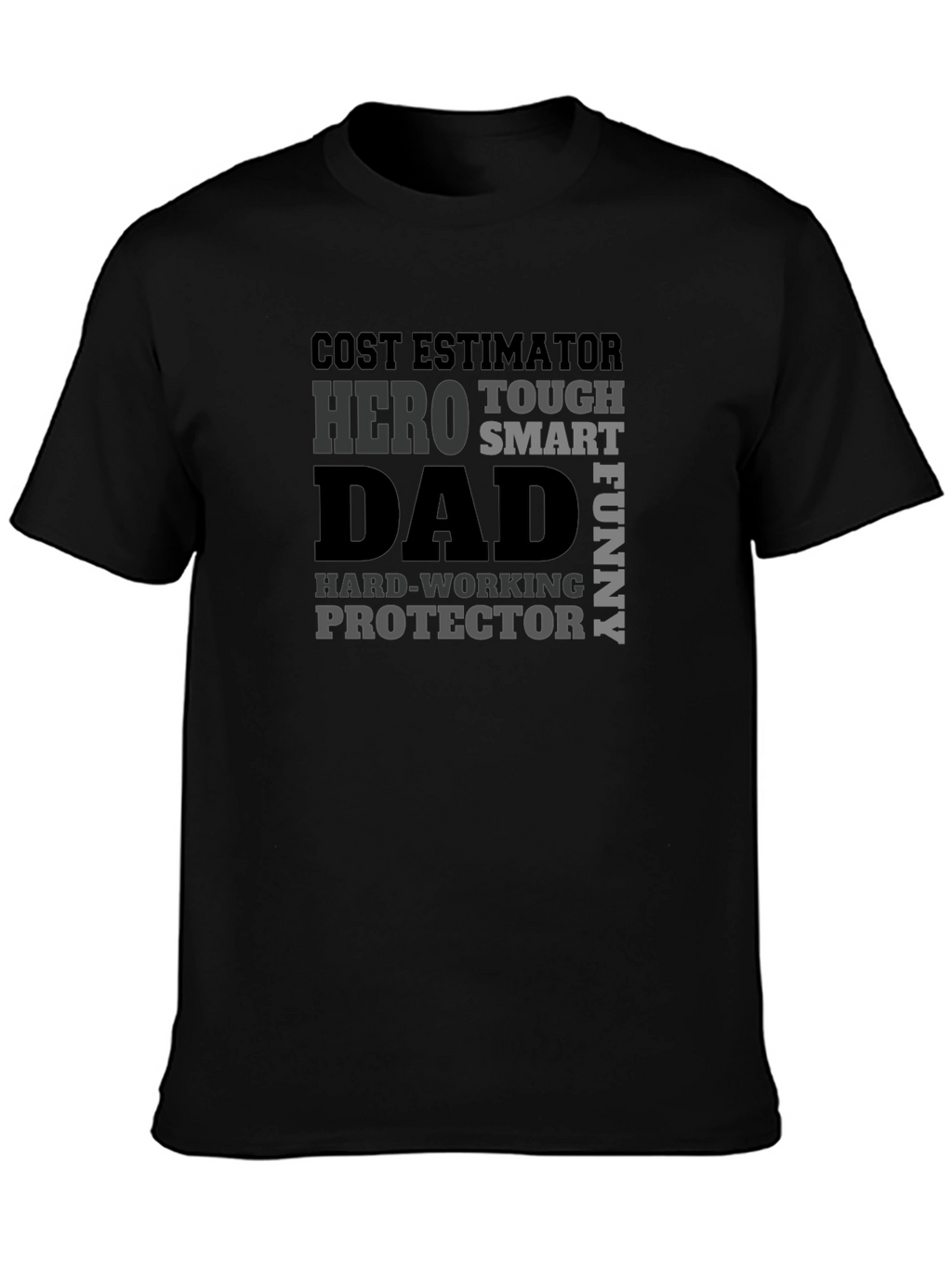 Dad Hero Black T-Shirt