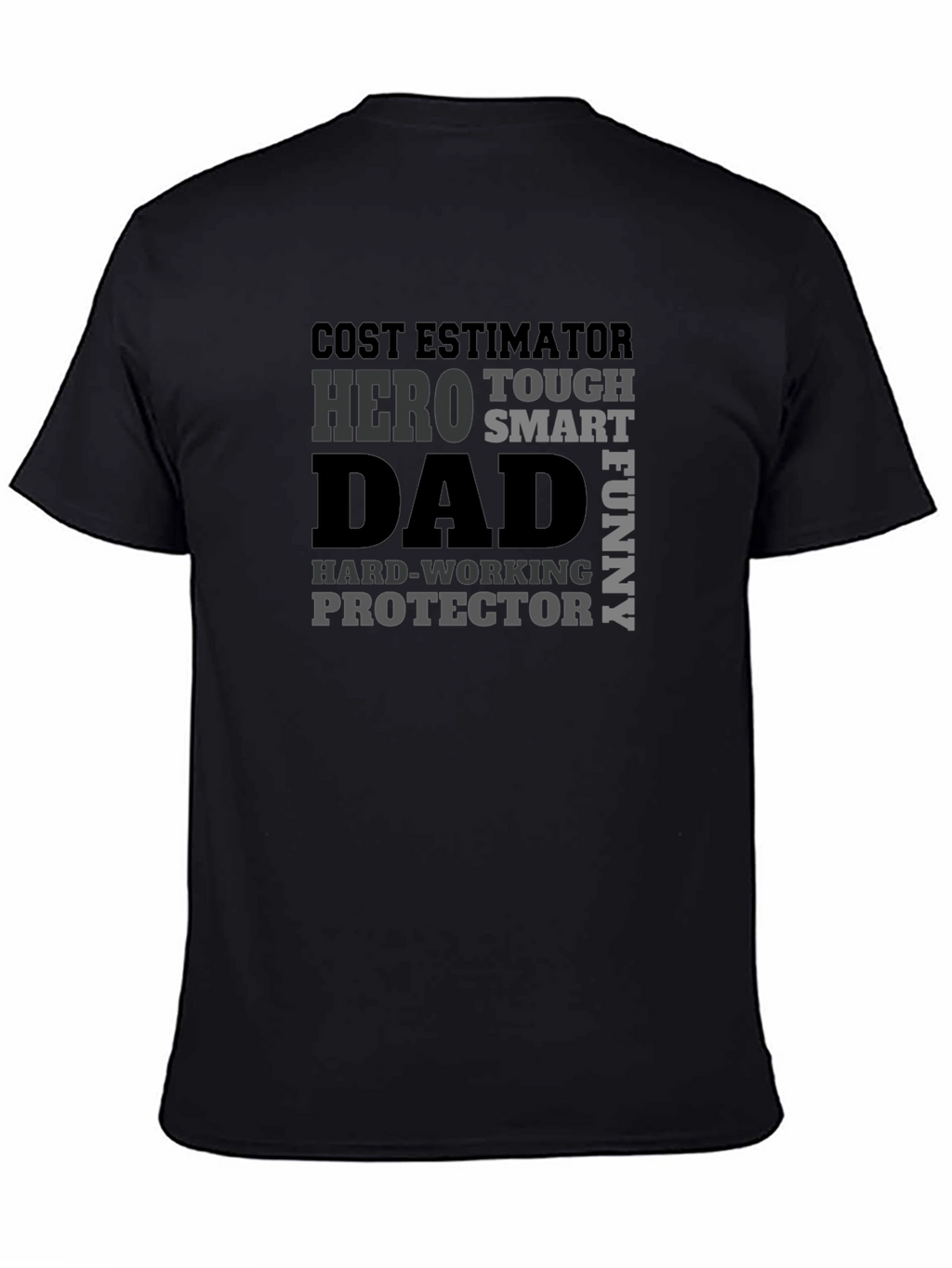 Dad Hero Black T-Shirt