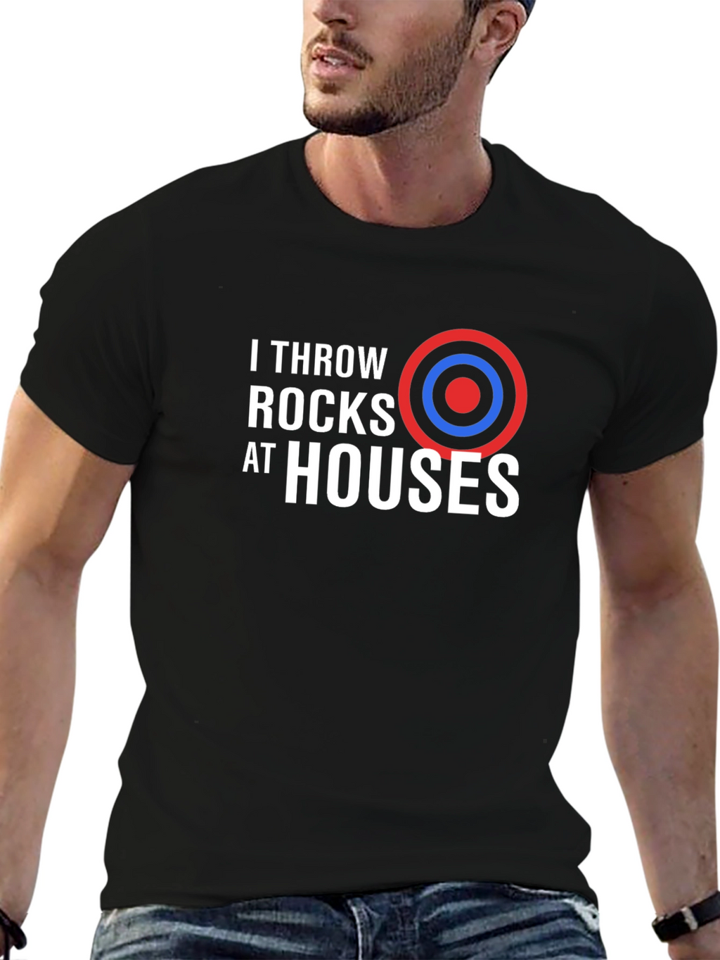 I Throw Rocks At Houses Graphic T-Shirt