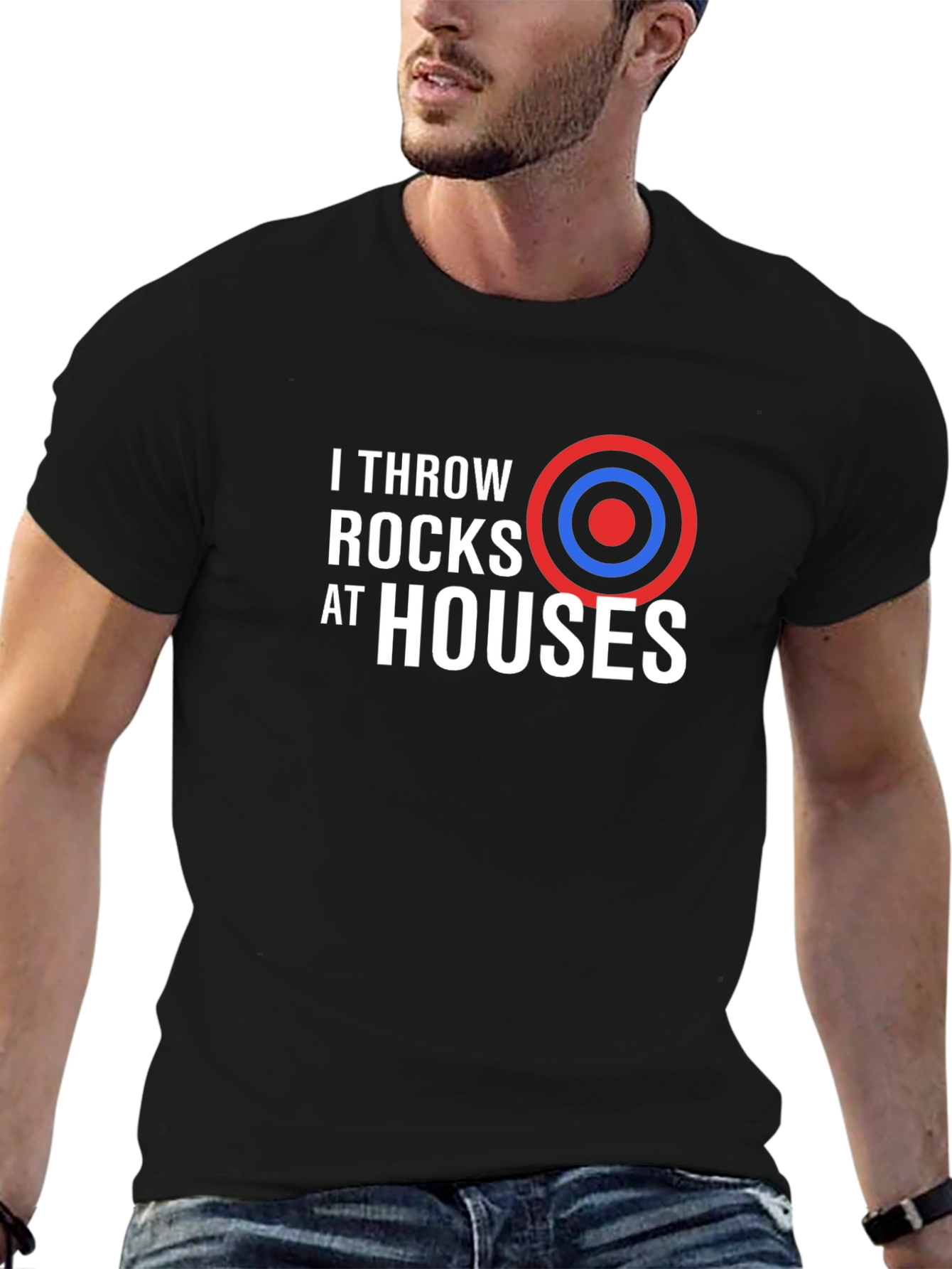 I Throw Rocks At Houses Graphic T-Shirt