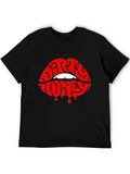 Dark Honey Lips Graphic T-Shirt - Unisex