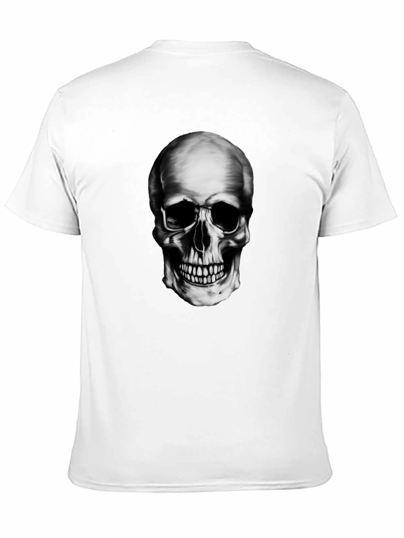 Skull Graphic Black T-Shirt - Edgy Style