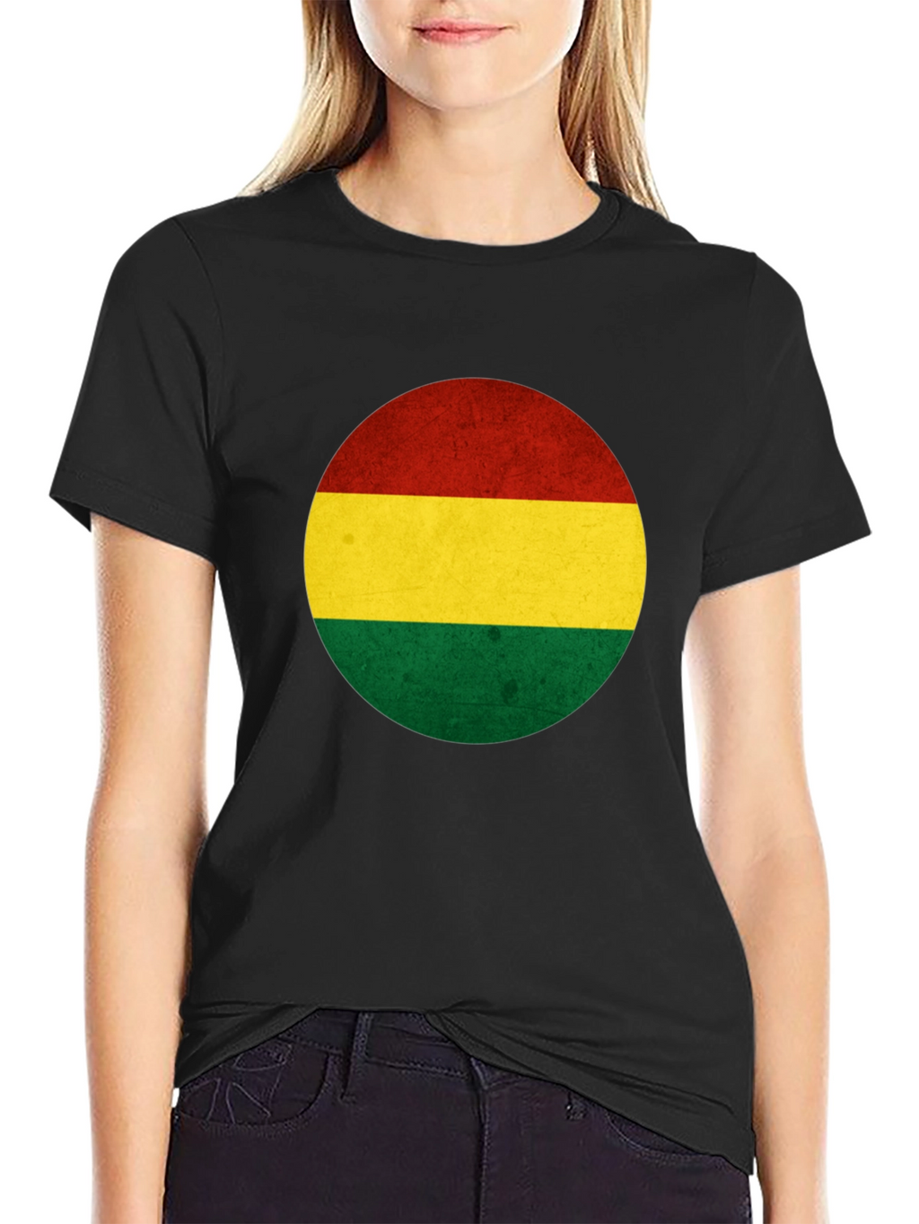 Bolivia Flag T-Shirt - Roundel Design