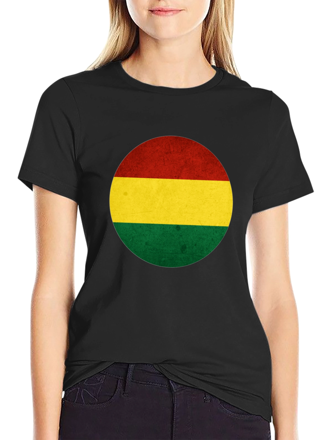 Bolivia Flag T-Shirt - Roundel Design