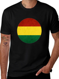 Bolivia Flag T-Shirt - Roundel Design