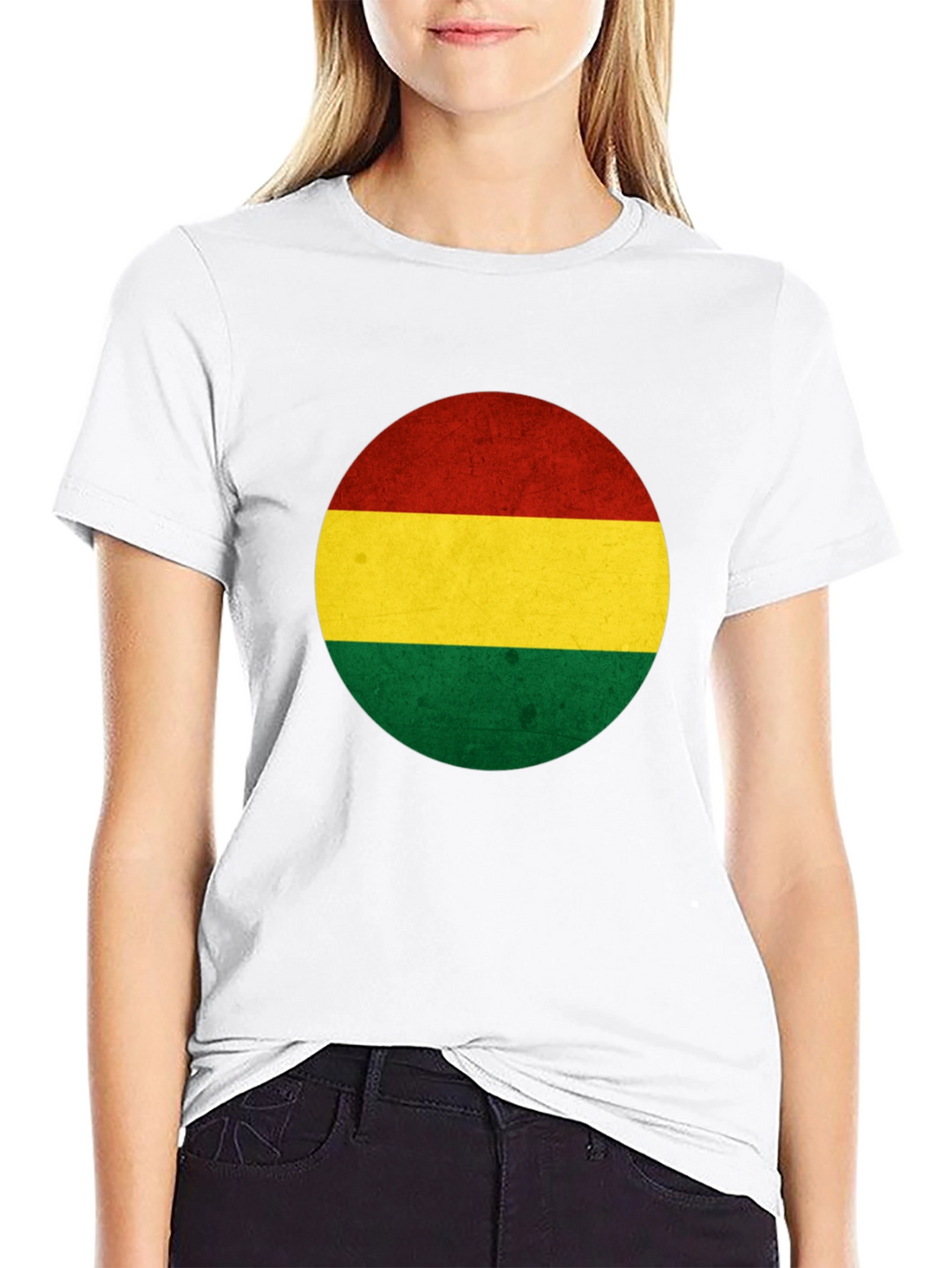 Bolivia Flag T-Shirt - Roundel Design