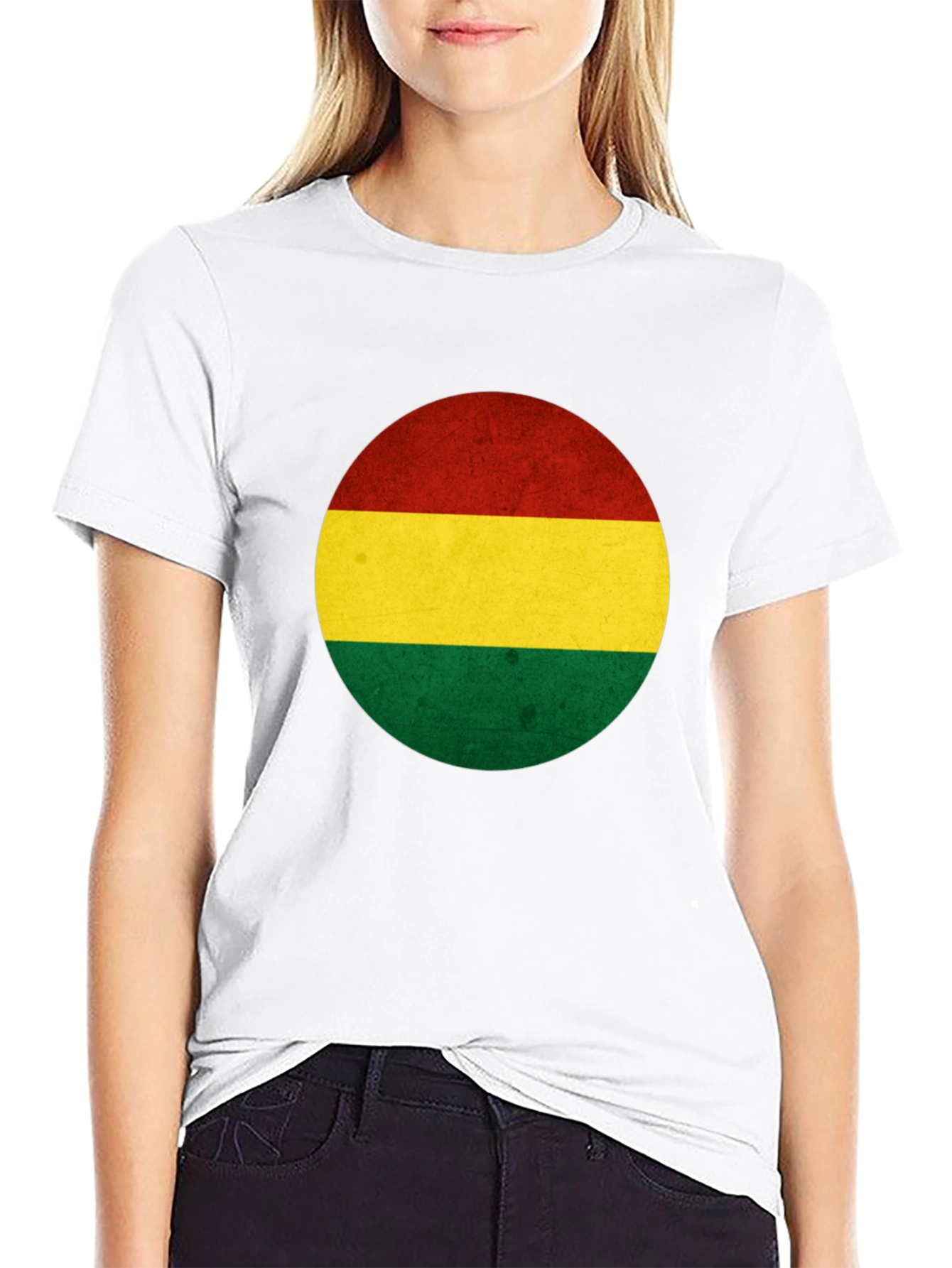 Bolivia Flag T-Shirt - Roundel Design