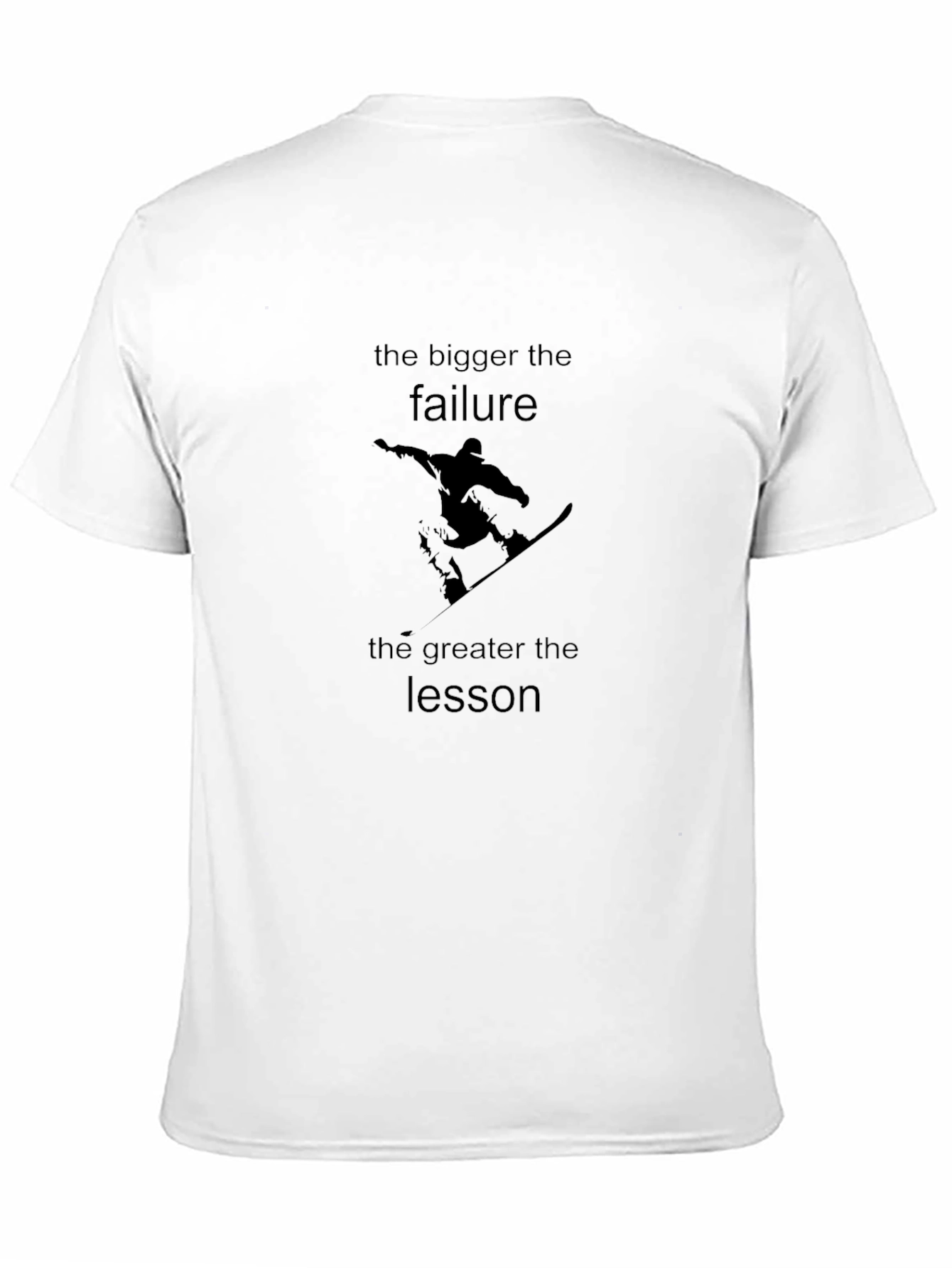 Inspirational Snowboarder T-Shirt - Failure & Lesson