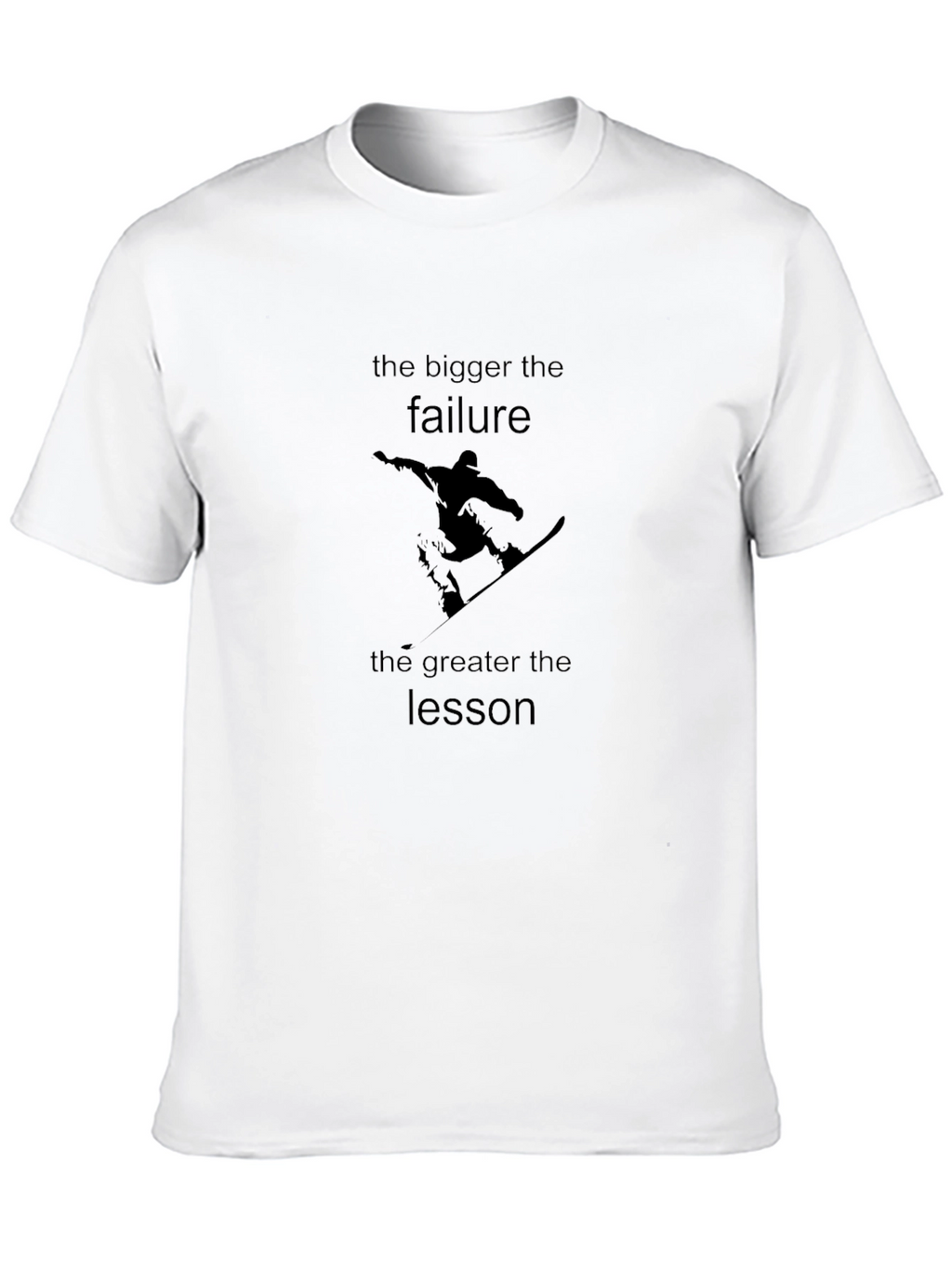 Inspirational Snowboarder T-Shirt - Failure & Lesson