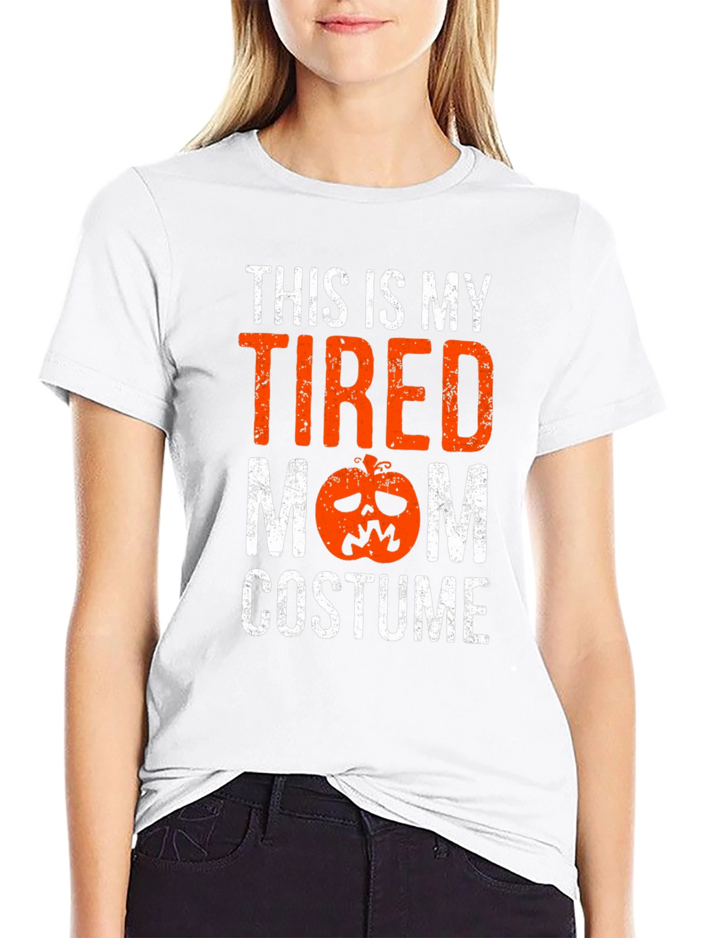 Tired Mom Costume Halloween Graphic Tee