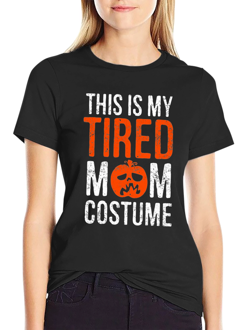 Tired Mom Costume Halloween Graphic Tee