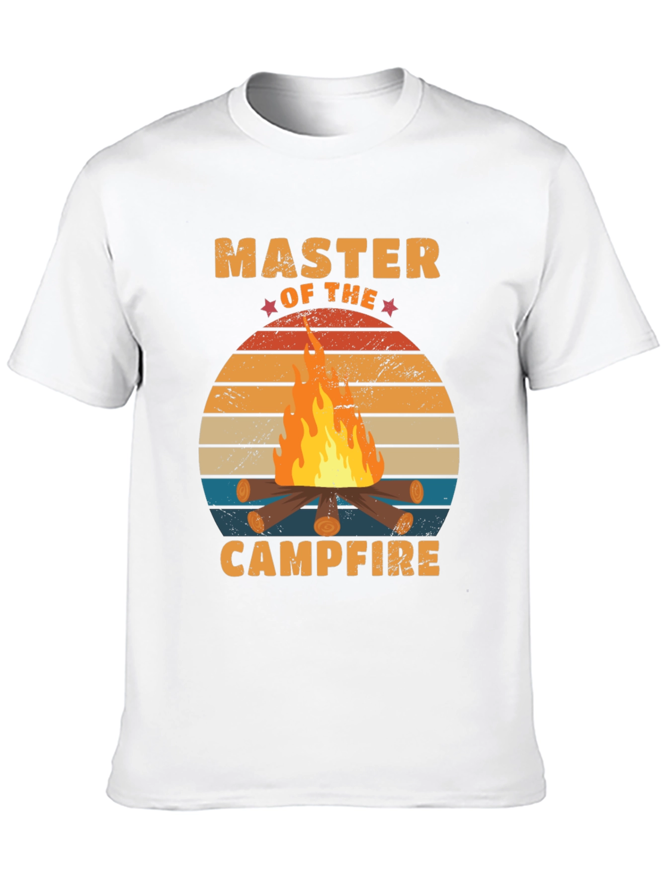 Master of the Campfire Graphic Tee - Outdoor Adventure Shirt