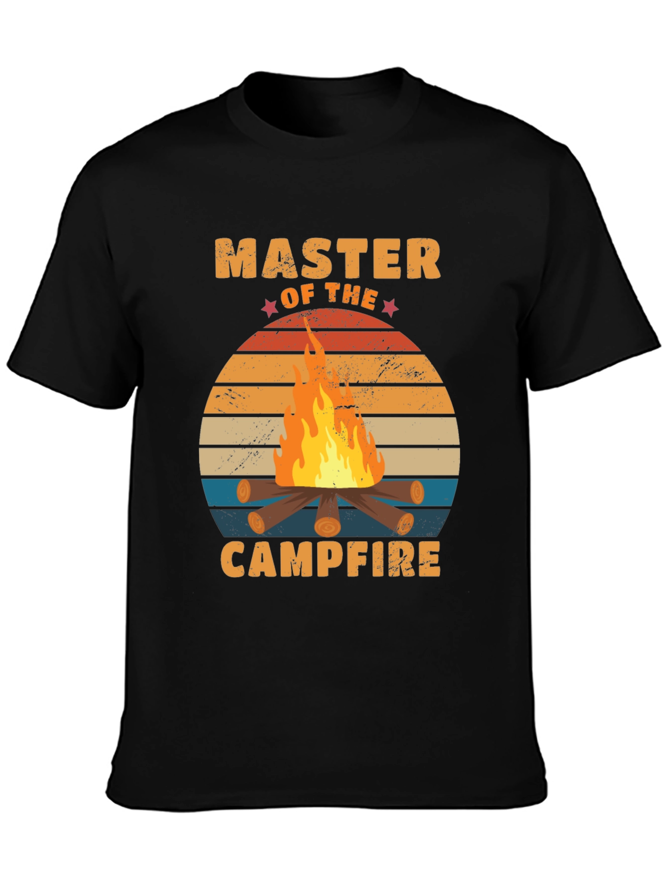 Master of the Campfire Graphic Tee - Outdoor Adventure Shirt