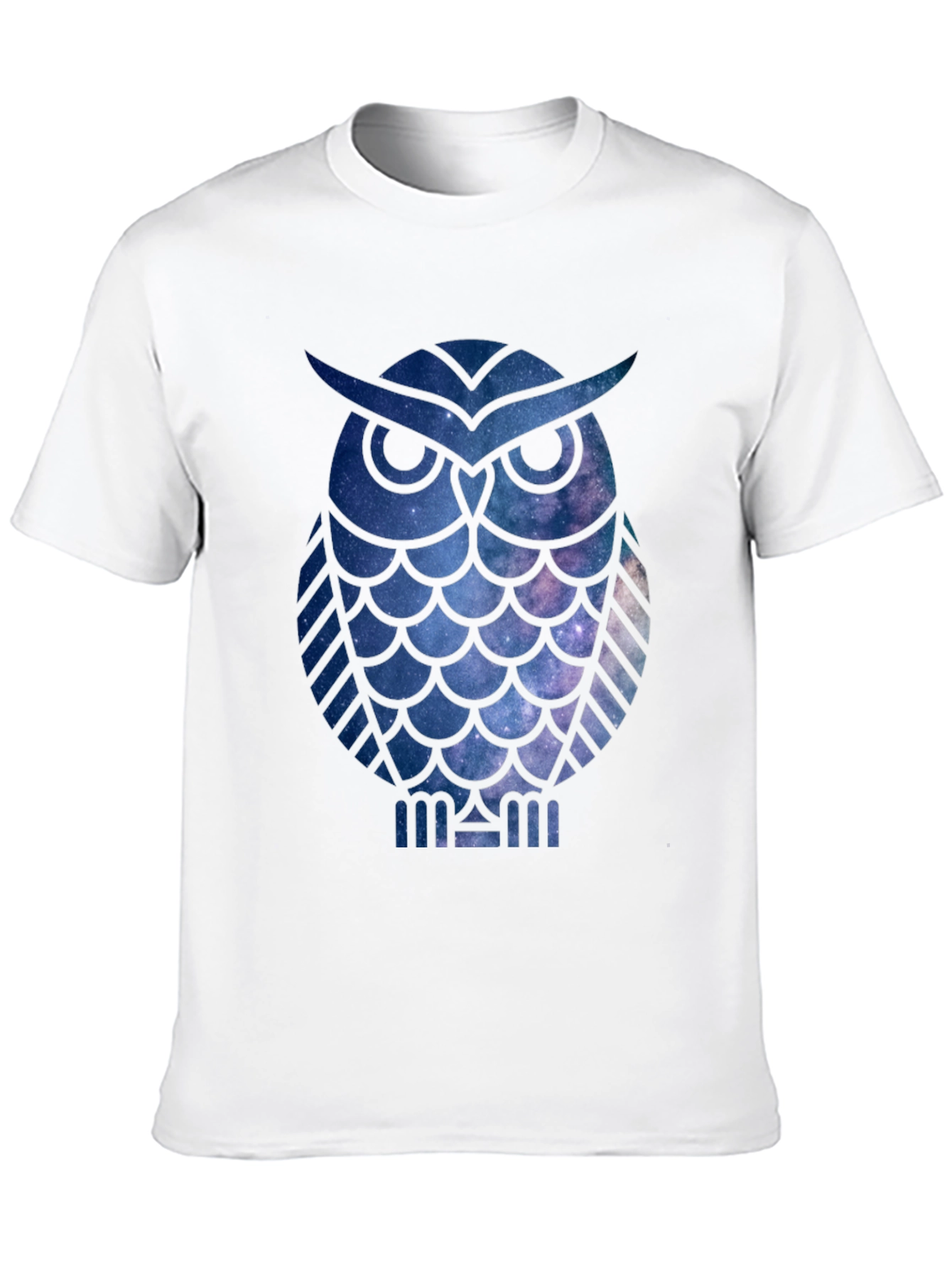 Galaxy Owl Black T-Shirt