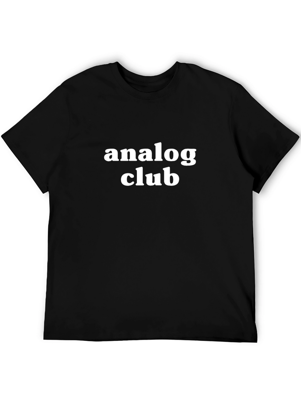 Analog Club Black T-Shirt