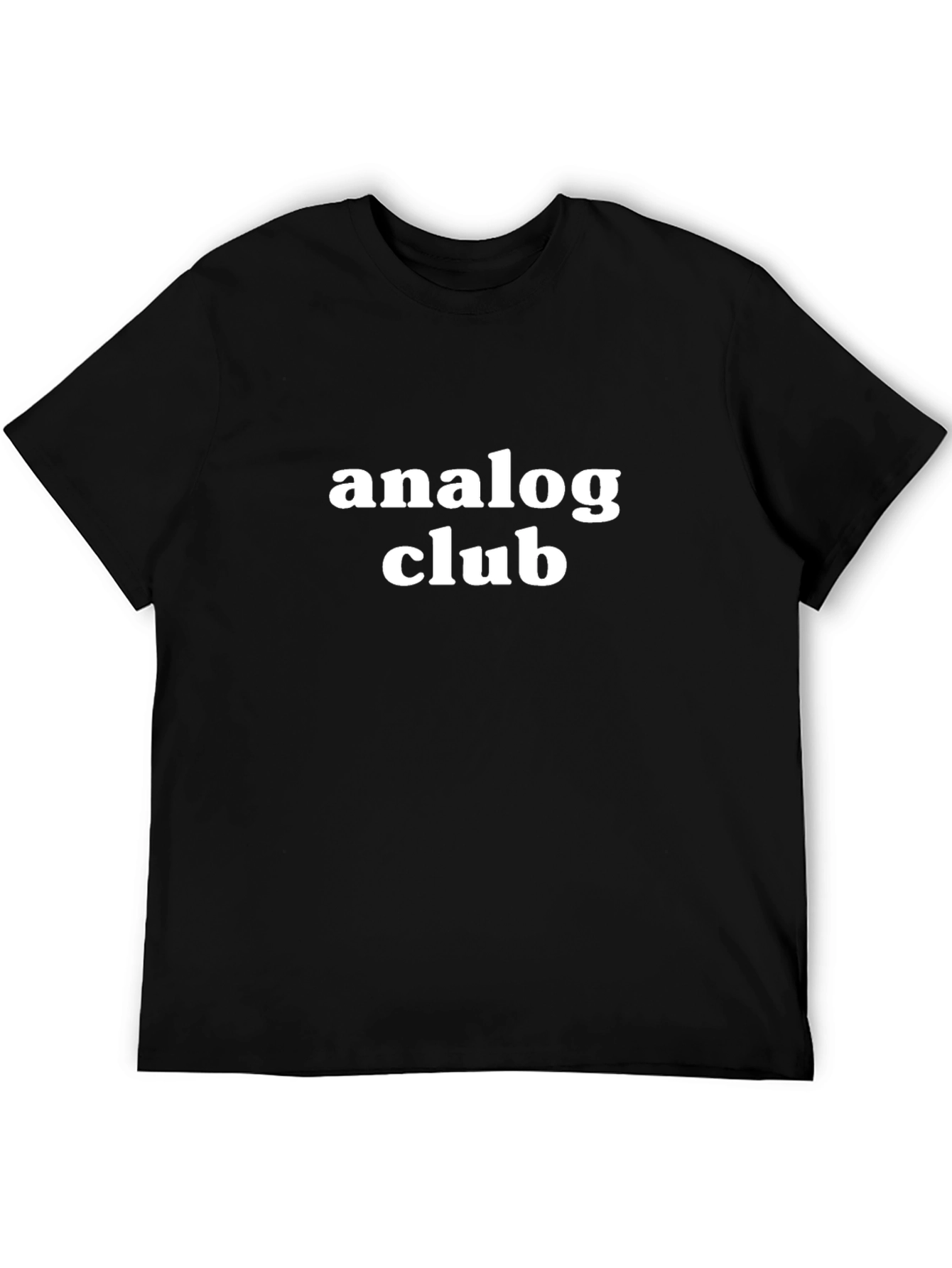 Analog Club Black T-Shirt