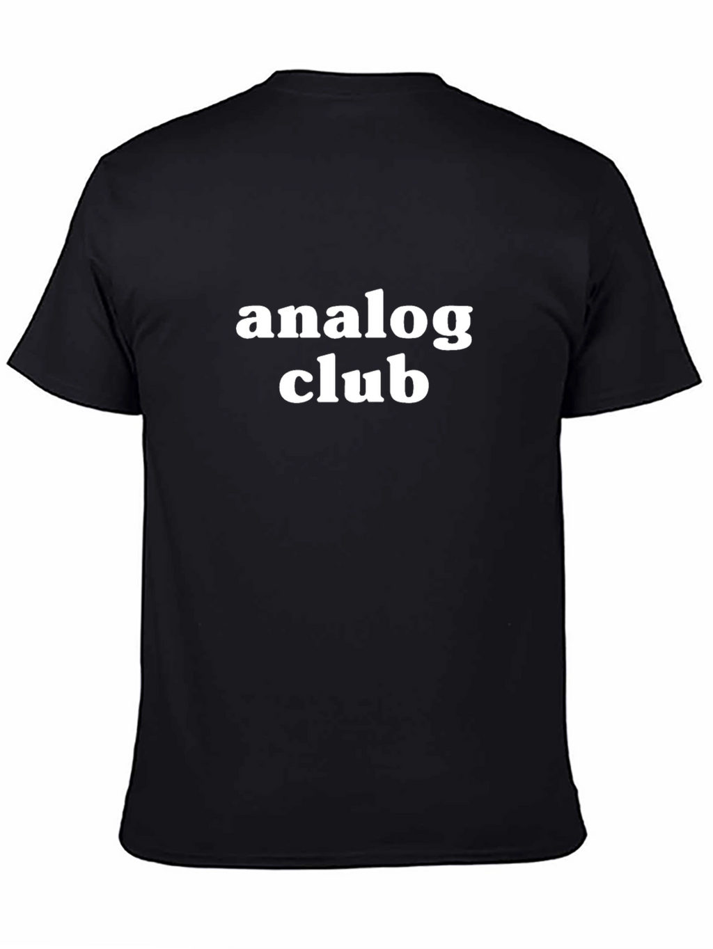 Analog Club Black T-Shirt