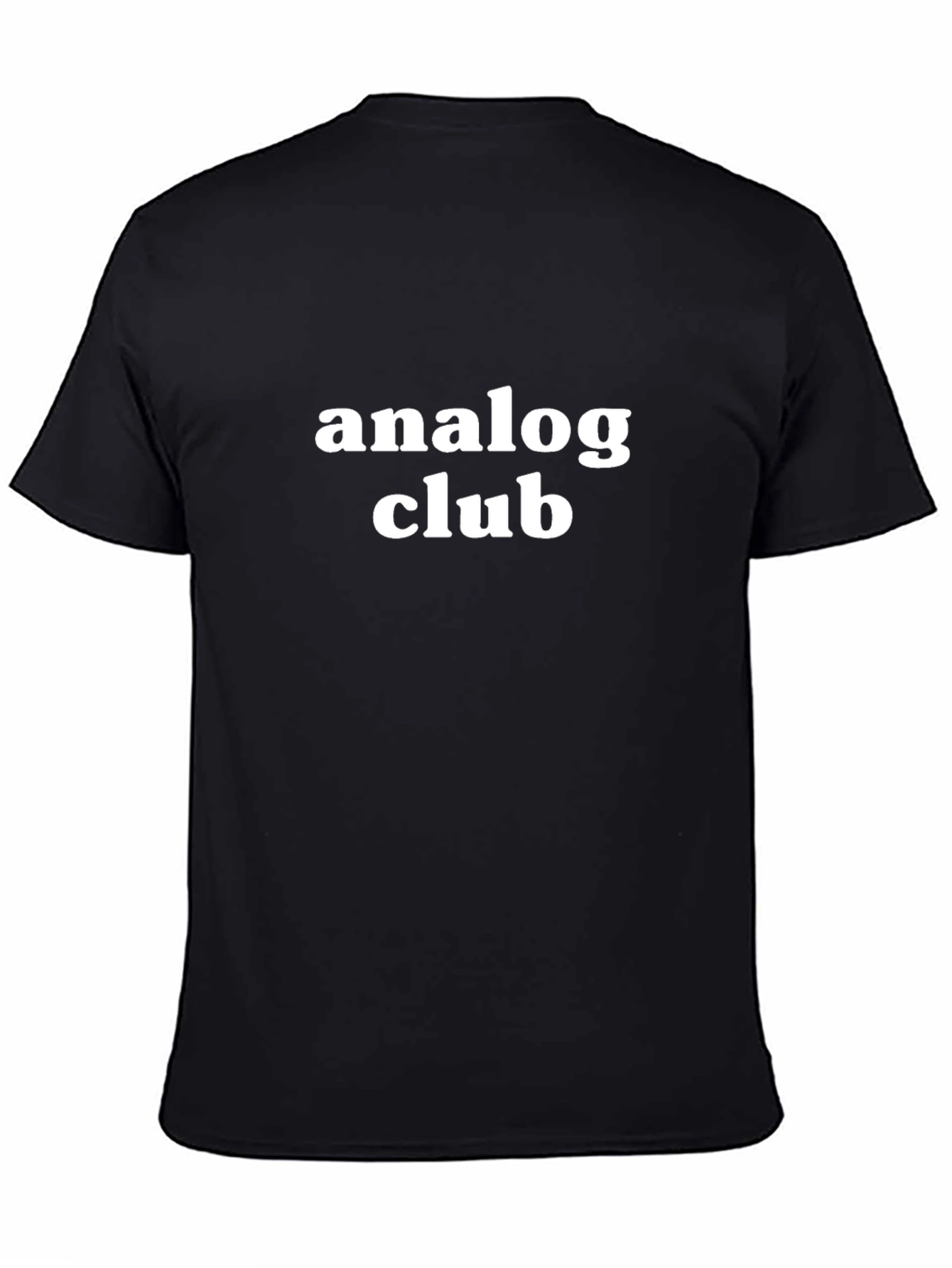 Analog Club Black T-Shirt