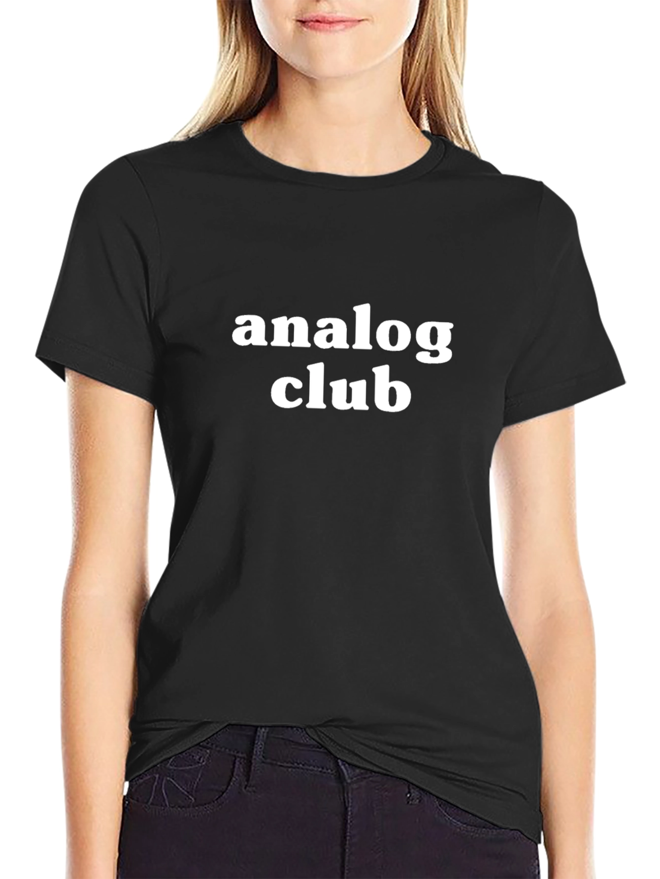 Analog Club Black T-Shirt