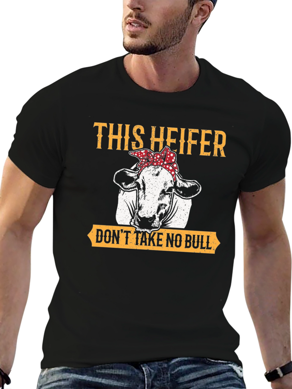 Funny Heifer Graphic T-Shirt
