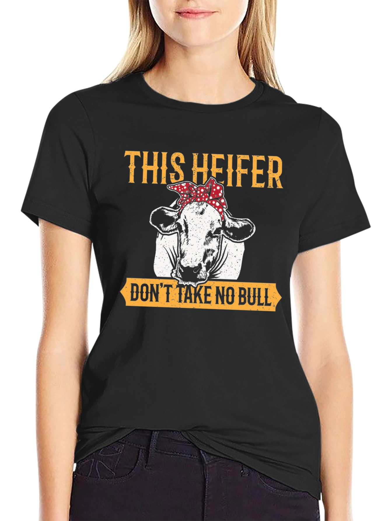 Funny Heifer Graphic T-Shirt