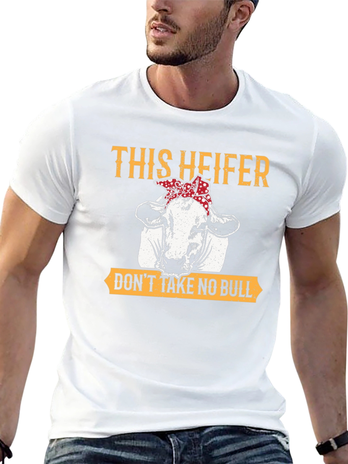 Funny Heifer Graphic T-Shirt