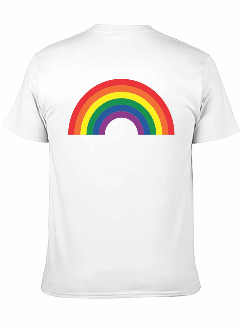 Rainbow Pride Graphic T-Shirt - Black Cotton Blend