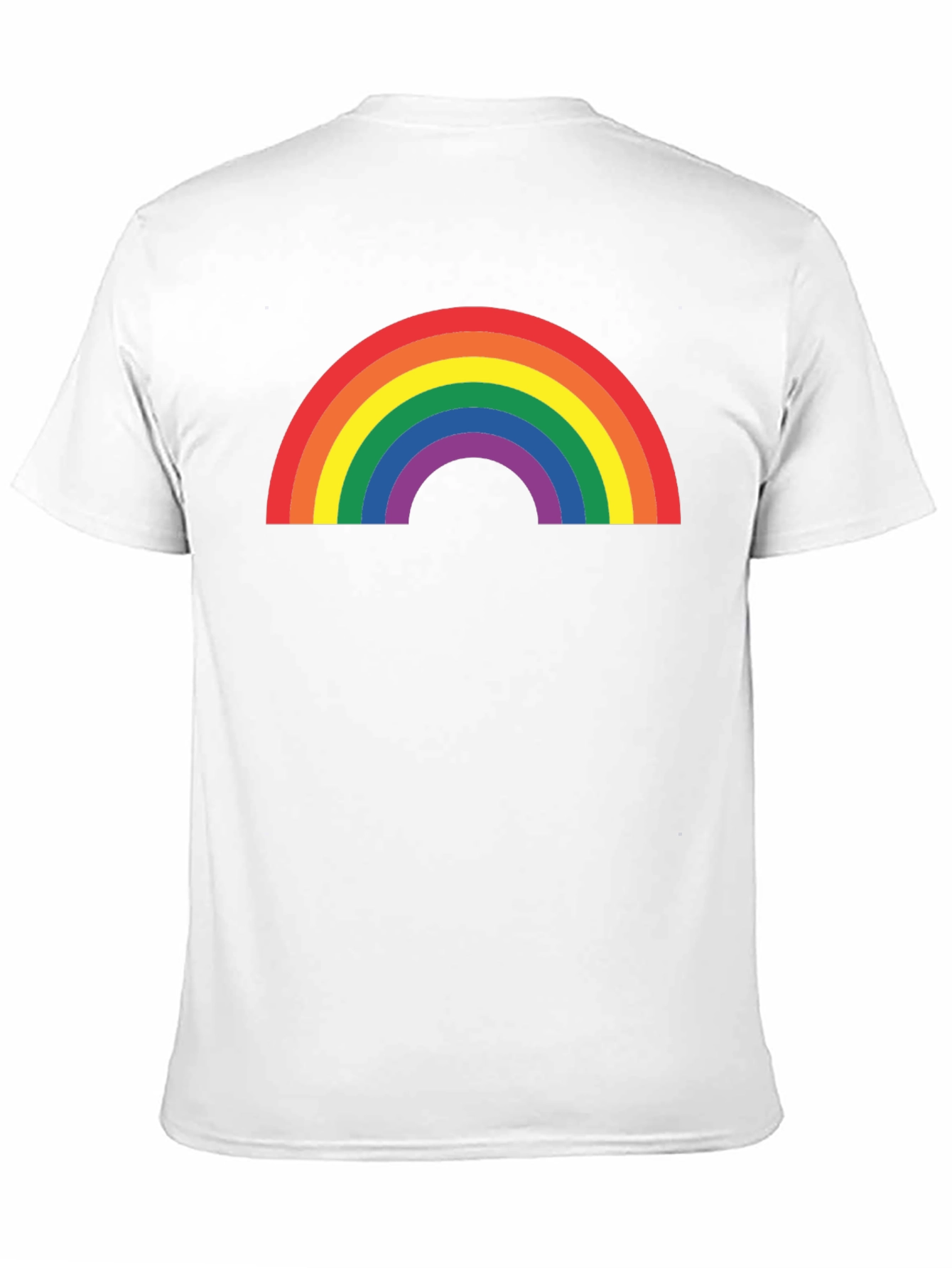 Rainbow Pride Graphic T-Shirt - Black Cotton Blend