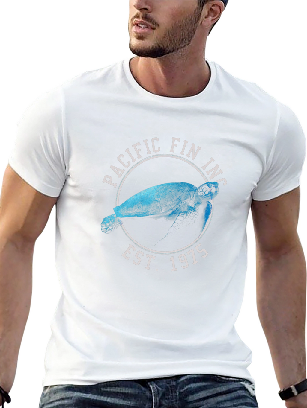 Pacific Fin Inc. Turtle Graphic Tee - Est. 1975