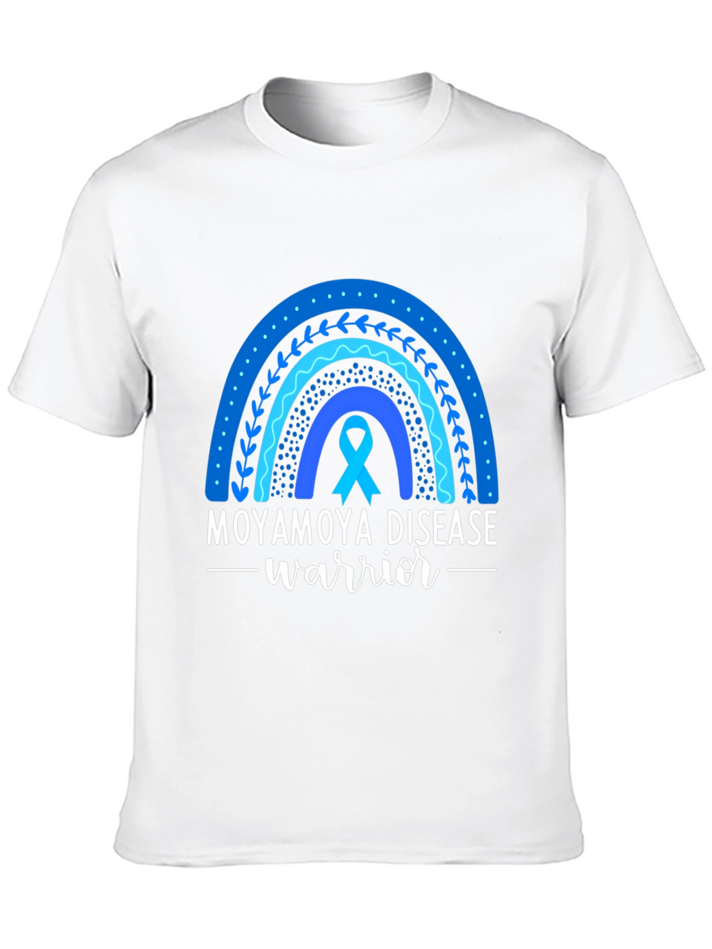 Moyamoya Disease Warrior Ribbon Rainbow T-Shirt