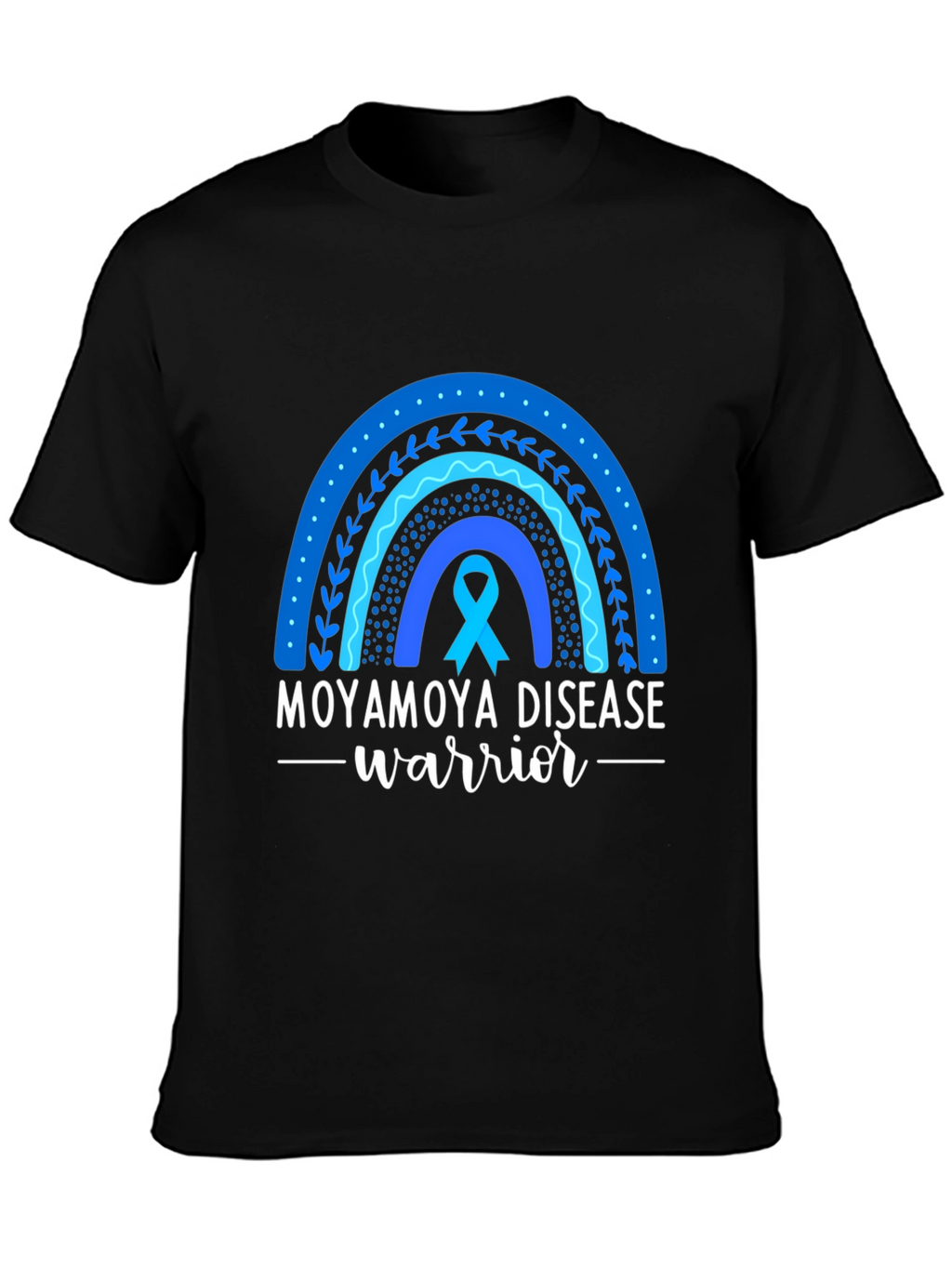 Moyamoya Disease Warrior Ribbon Rainbow T-Shirt
