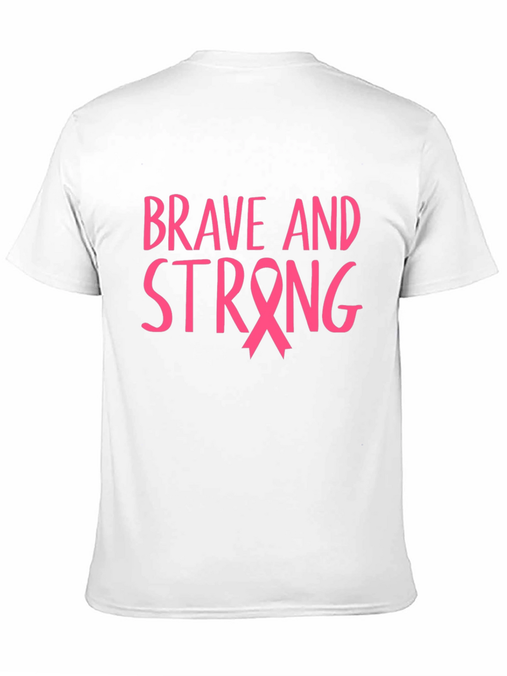 Brave and Strong Breast Cancer Awareness Tee