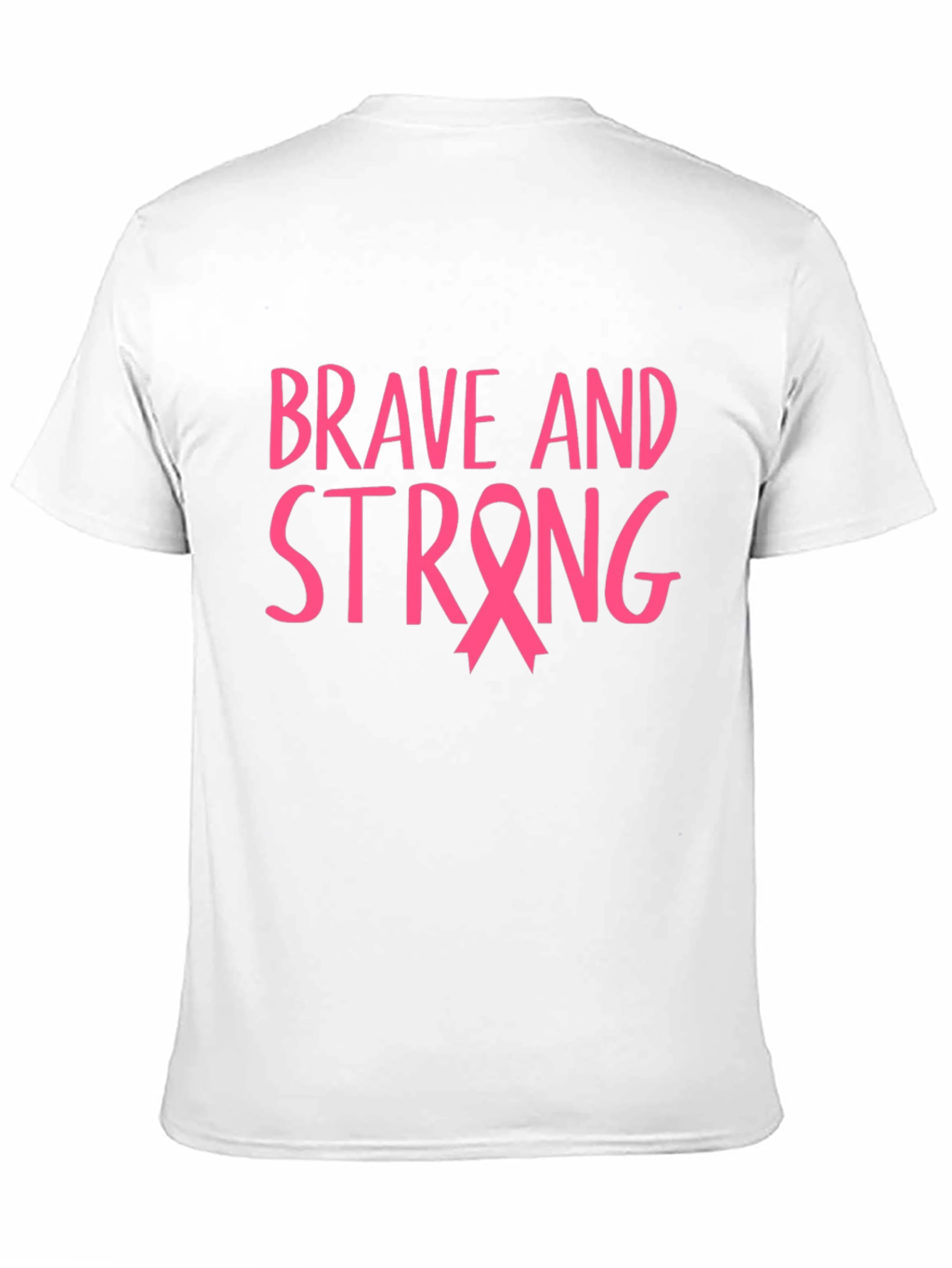 Brave and Strong Breast Cancer Awareness Tee
