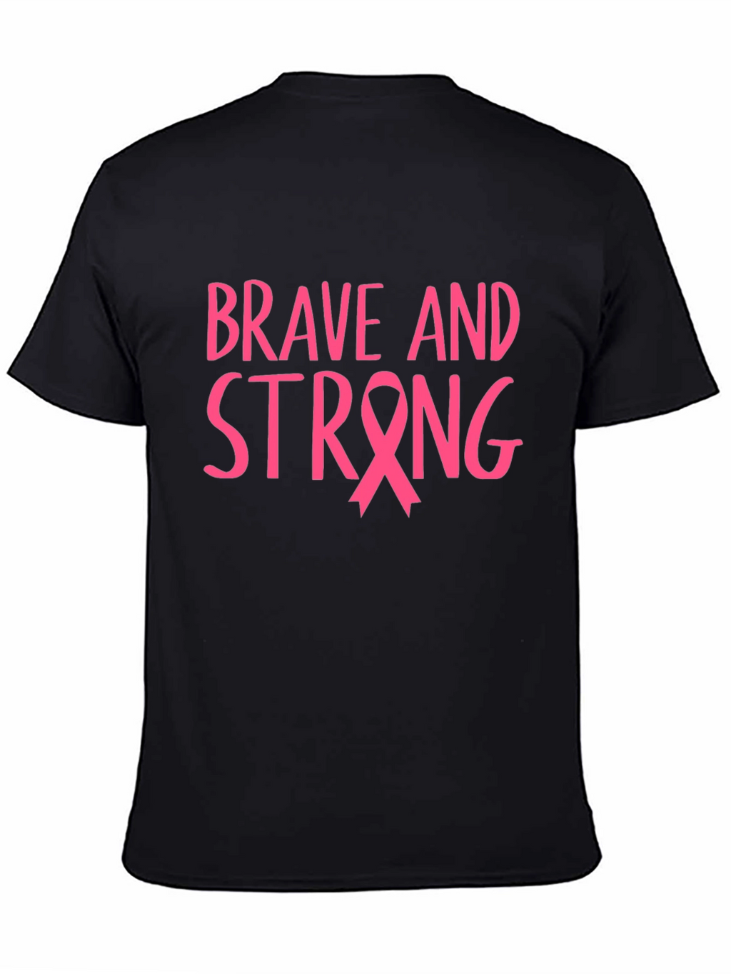 Brave and Strong Breast Cancer Awareness Tee