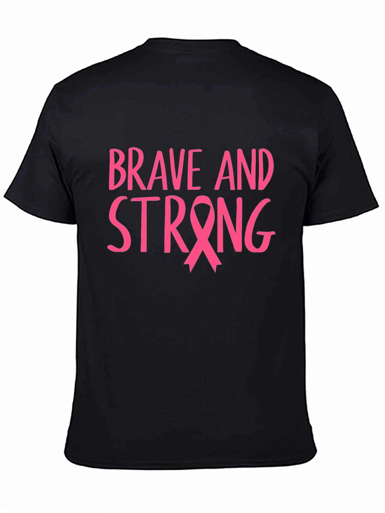 Brave and Strong Breast Cancer Awareness Tee