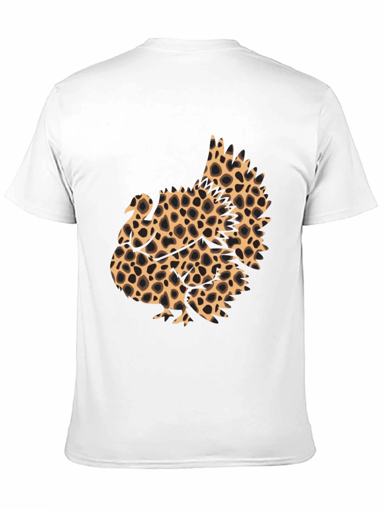 Leopard Turkey Graphic Tee - Thanksgiving Style