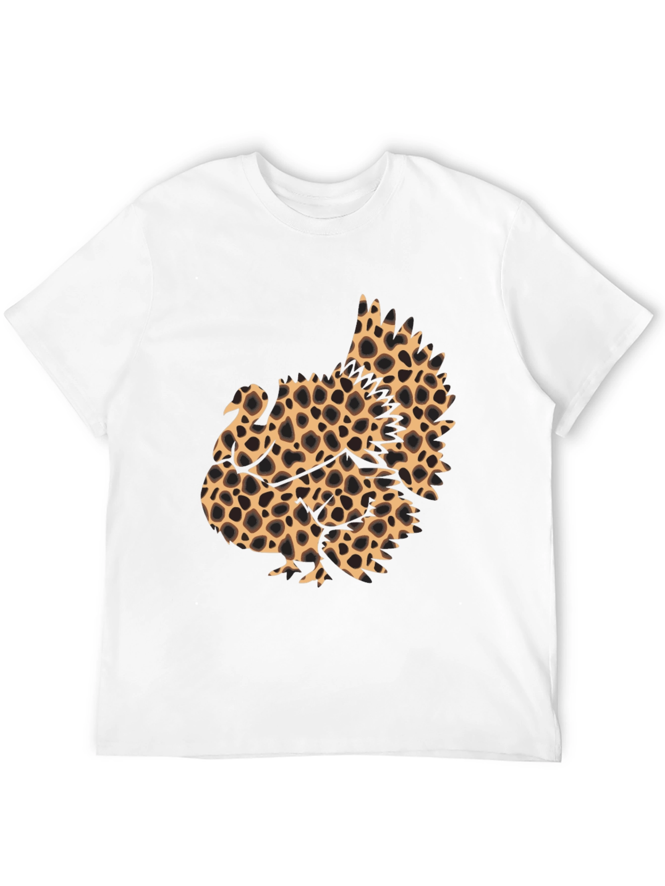 Leopard Turkey Graphic Tee - Thanksgiving Style