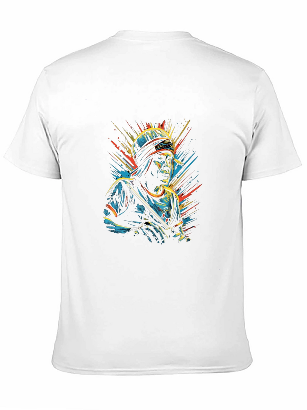 Cool Graphic T-Shirt - Man with Flute Design