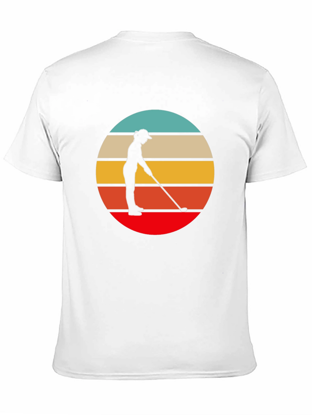 Retro Golfer Graphic Tee - Black