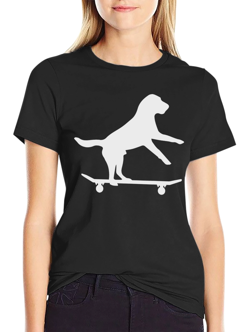 Skateboarding Dog Graphic Tee - Cool & Casual