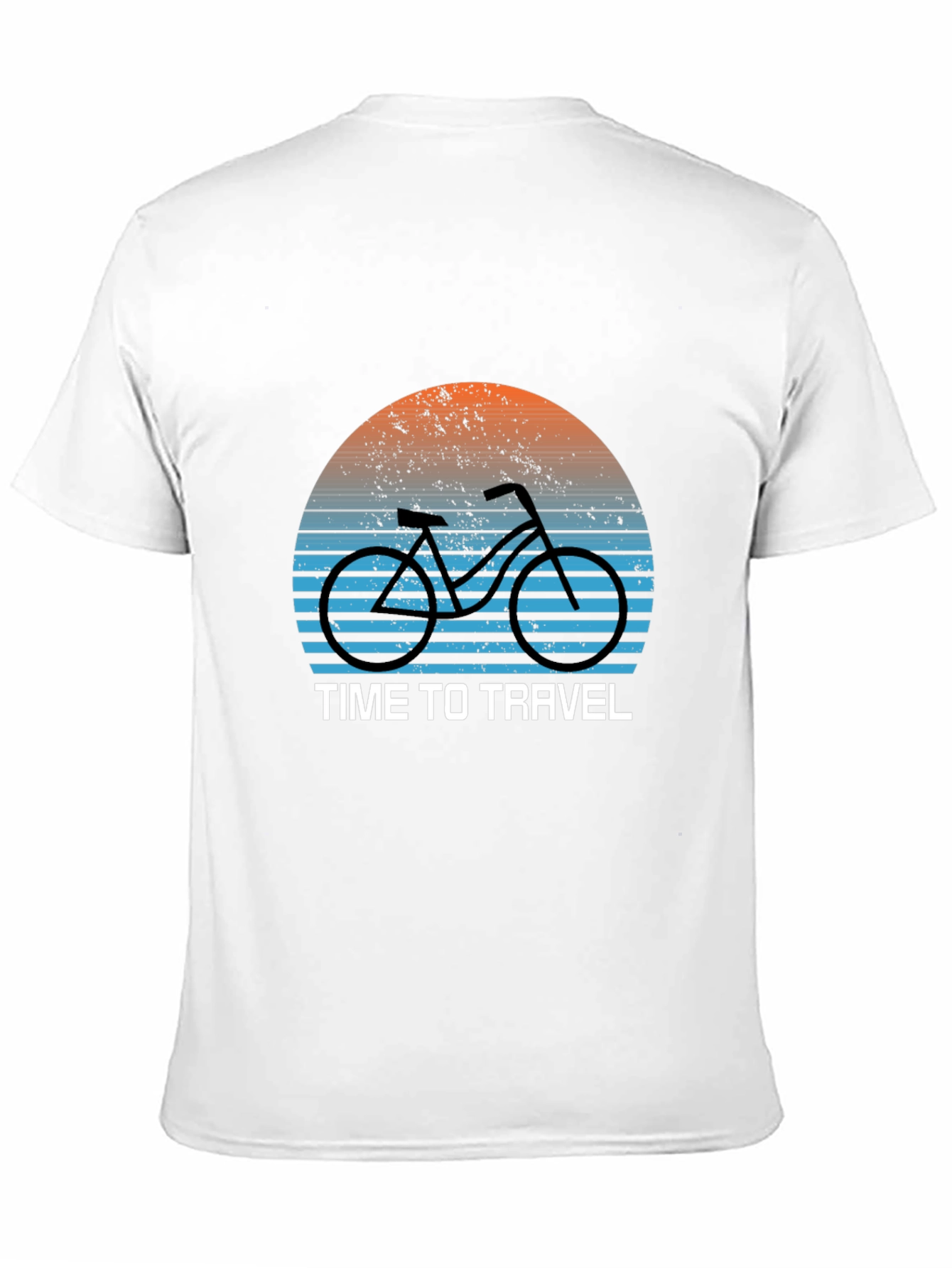 Time to Travel Bike Graphic T-Shirt