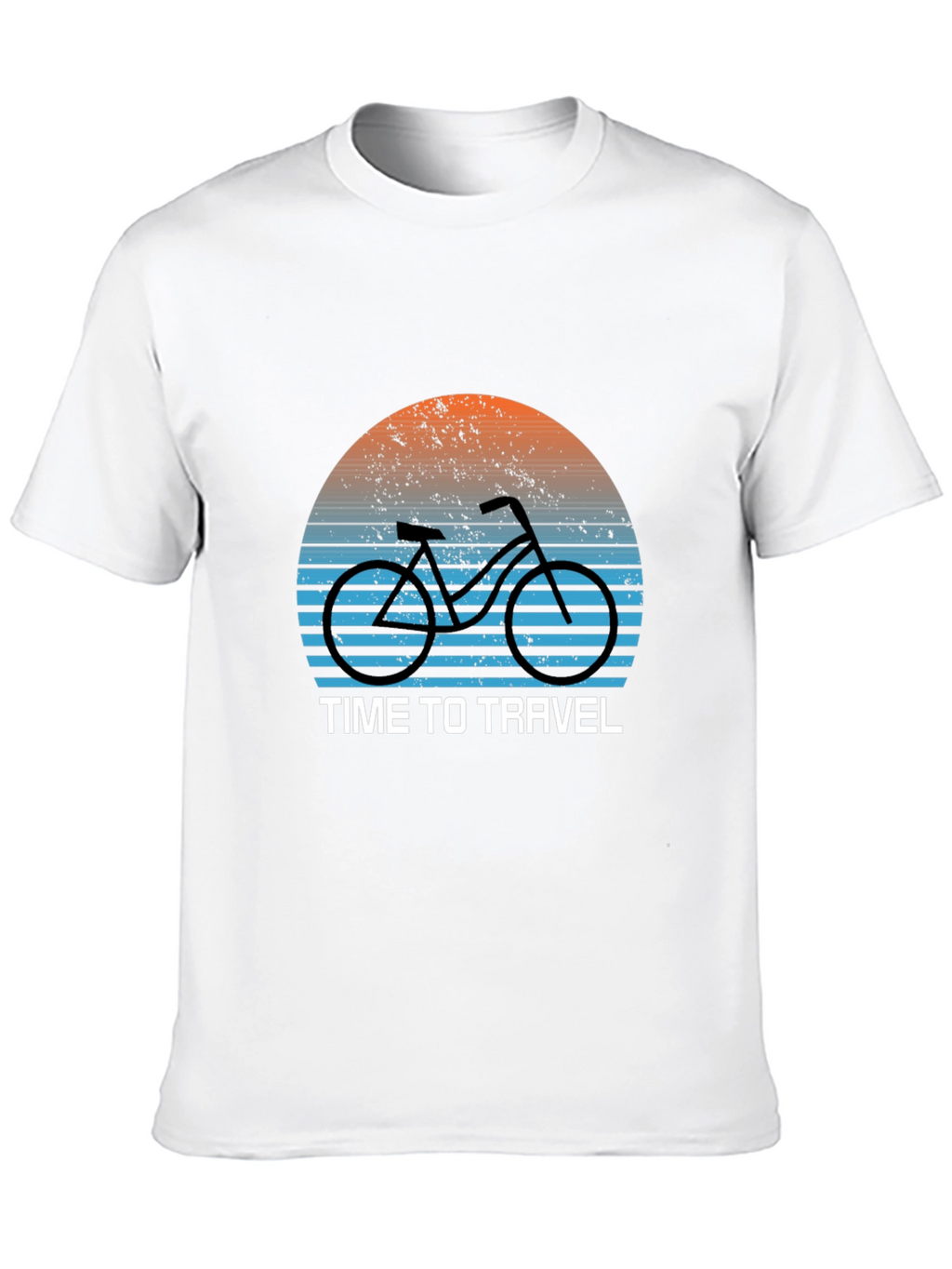 Time to Travel Bike Graphic T-Shirt