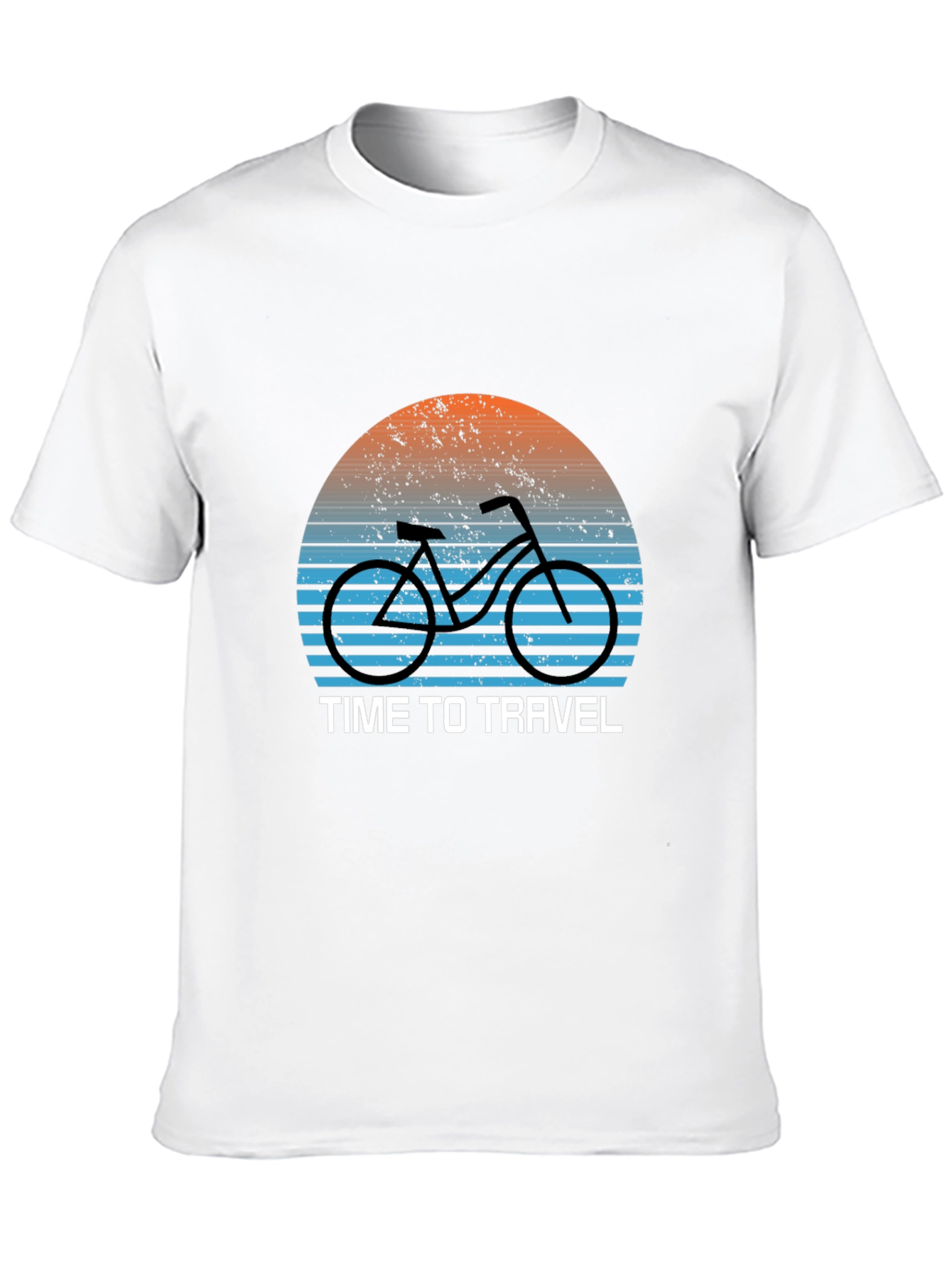 Time to Travel Bike Graphic T-Shirt