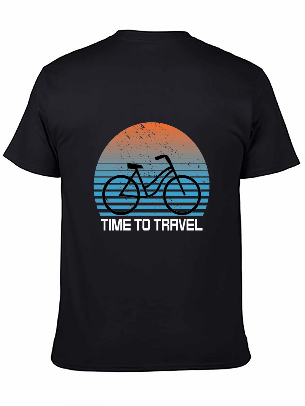 Time to Travel Bike Graphic T-Shirt
