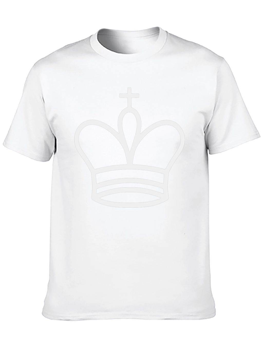 King Chess Piece Graphic T-Shirt - Black