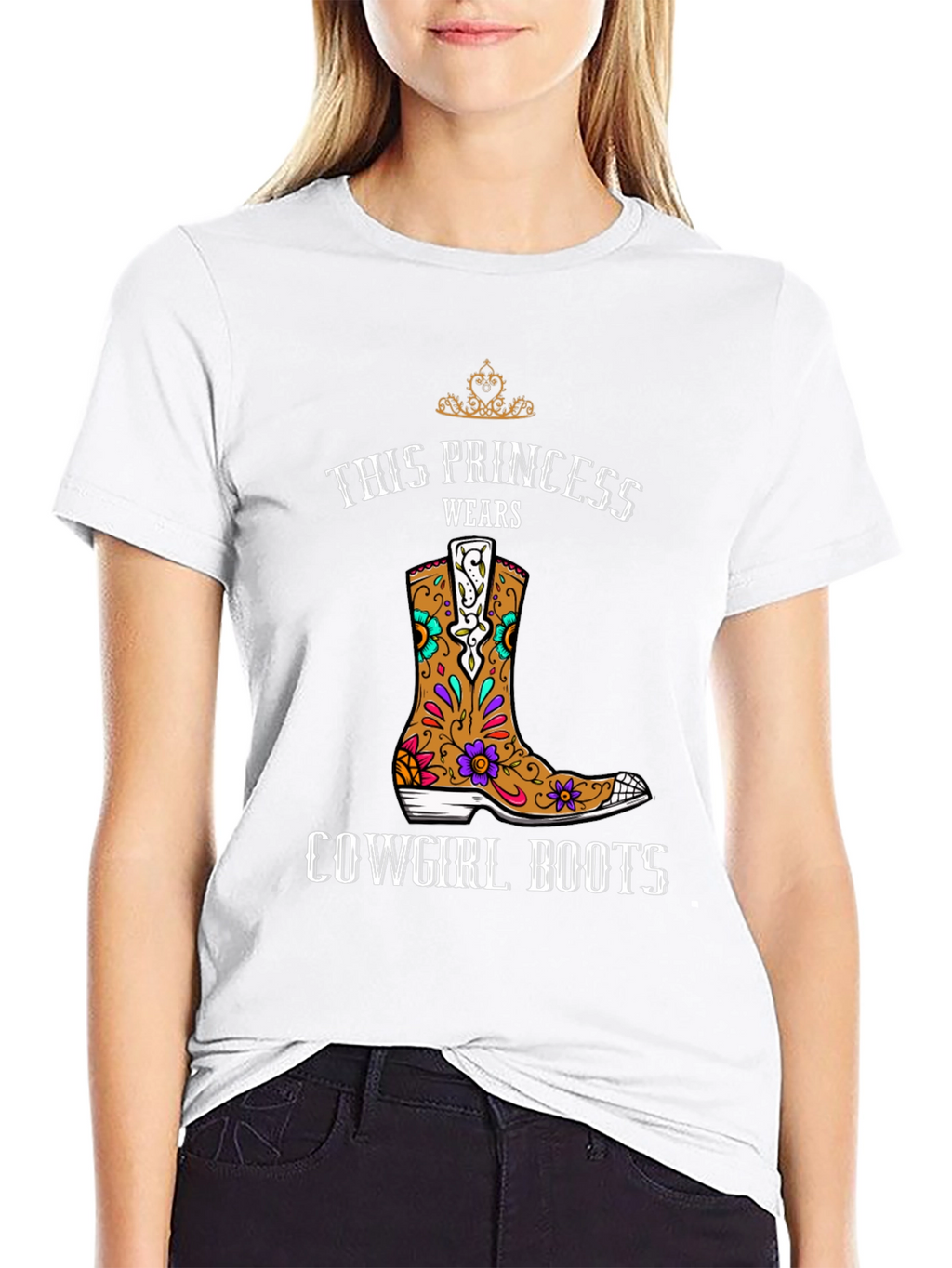 This Princess Wears Cowgirl Boots T-Shirt