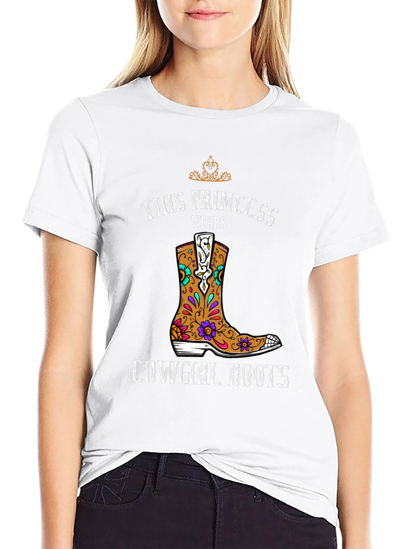 This Princess Wears Cowgirl Boots T-Shirt