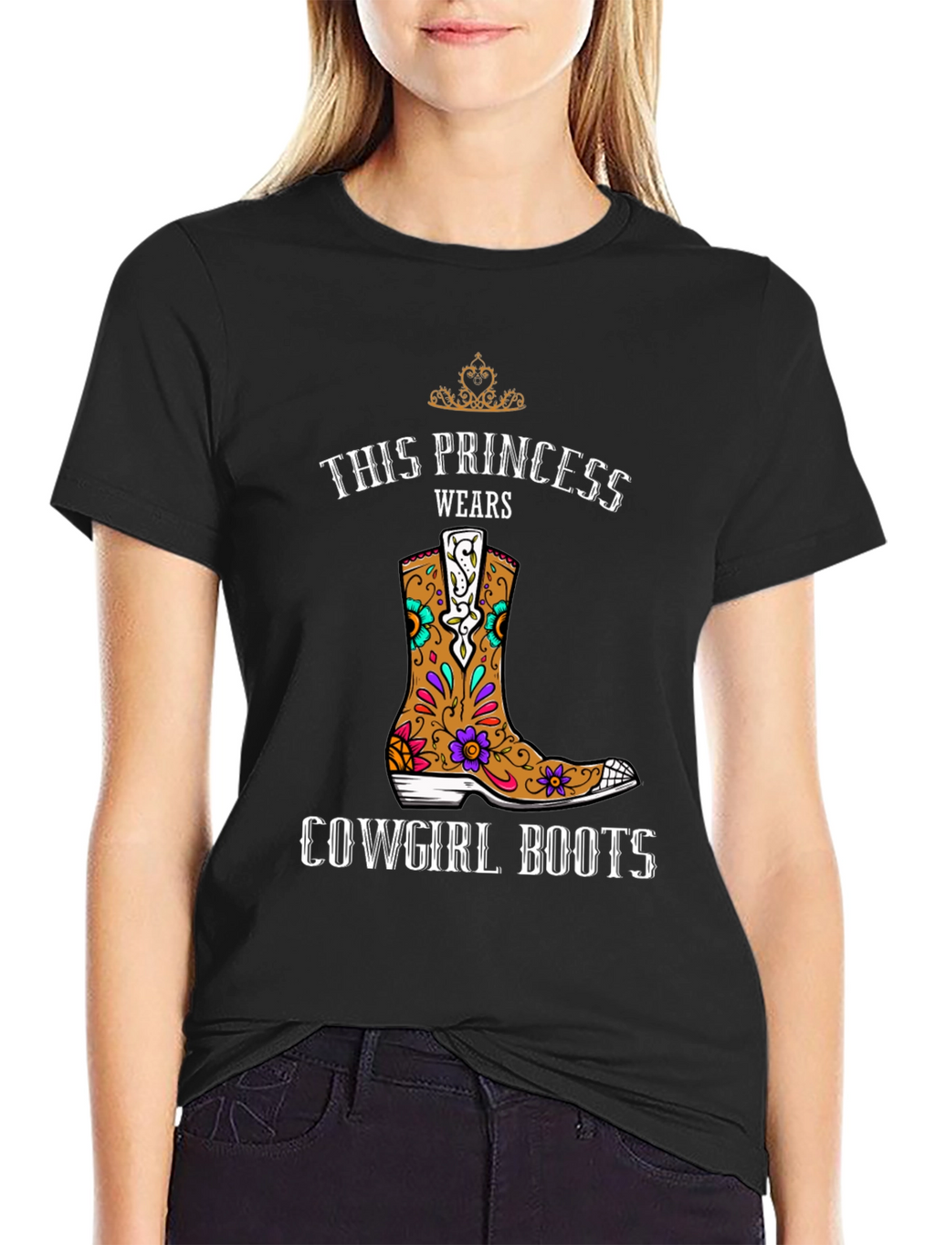 This Princess Wears Cowgirl Boots T-Shirt