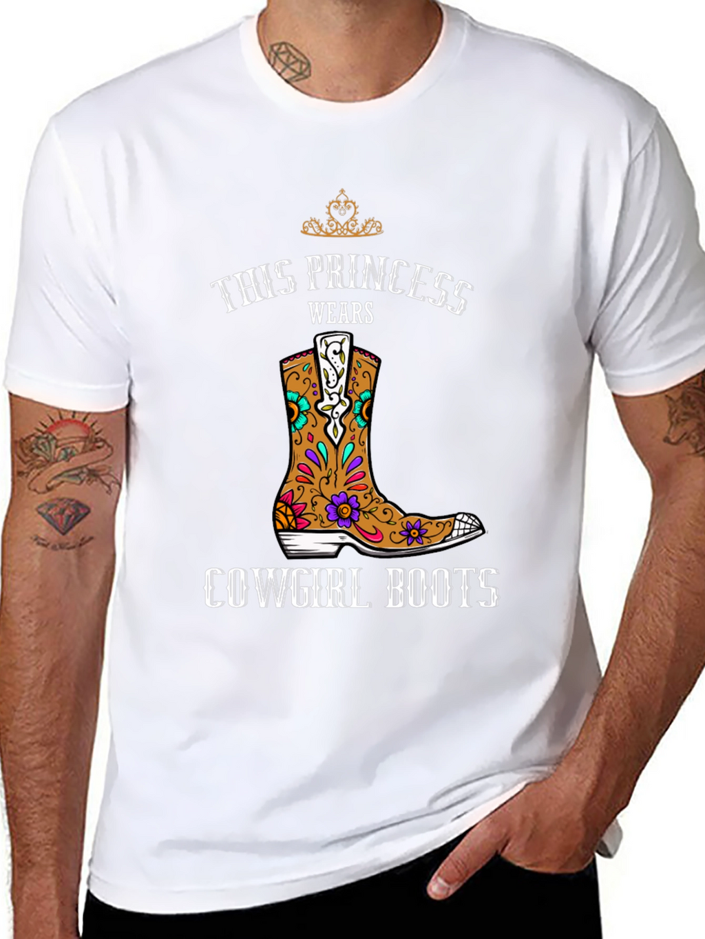 This Princess Wears Cowgirl Boots T-Shirt